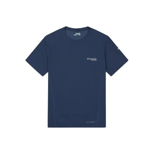 Columbia Titanium Collection City Outdoor Collection T Shirt Men's Blue