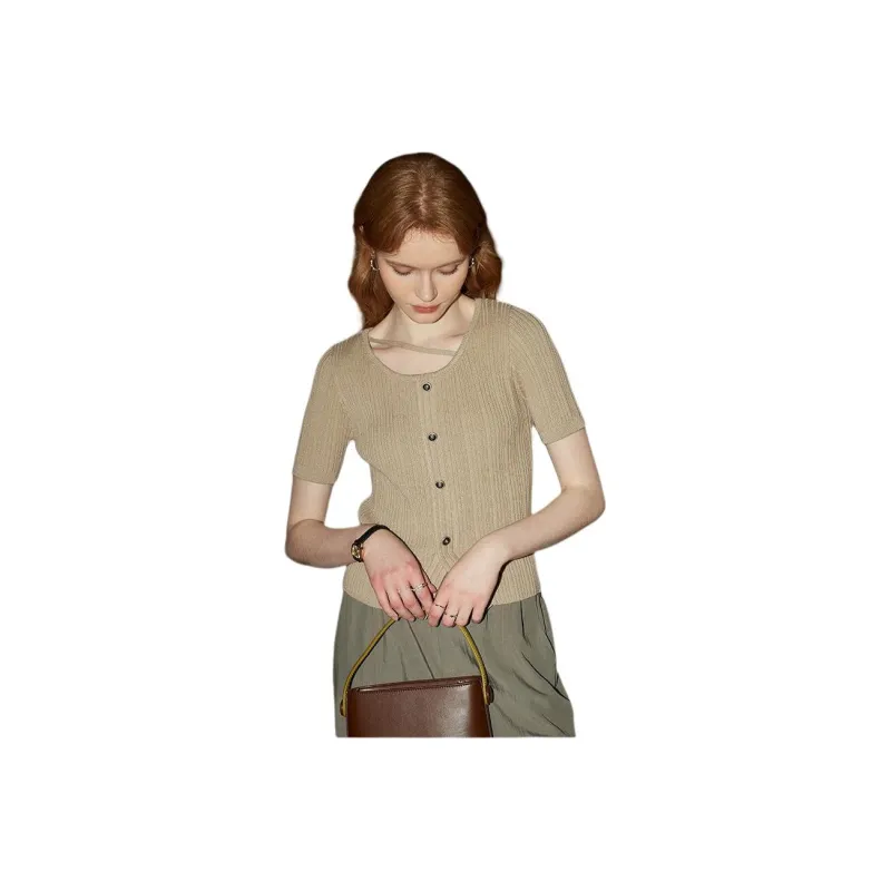 KUHNMARVIN Knitwear Women's Beige Camel-1