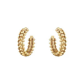 CARTIER 18K Gold Earrings Women's Gold