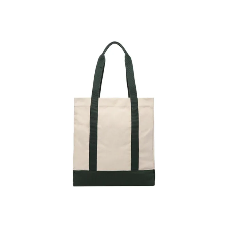 FILA Cotton Tote Bag, Shopping Bag, Handbag, Shoulder Bag Unisex Khaki & Black-1