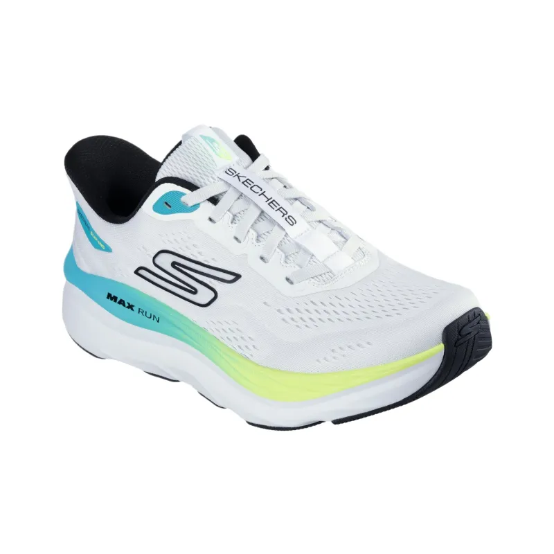 Skechers Max Cushioning Low Top Running Shoes Men's White-2