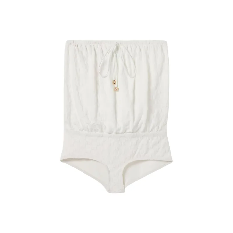 GUCCI FW25 One piece Swimsuit Women's White-0