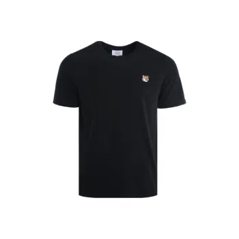 Maison Kitsune Fox Head Patch Crewneck T Shirt