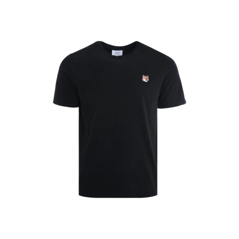 Maison Kitsune Fox Head Patch Crewneck T Shirt-0