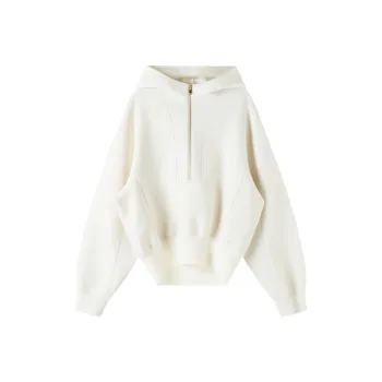 SHUXI Sweatshirt Women's Stream Water White