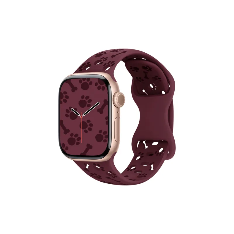 KVZUVUU Apple Compatibility Watch Band Silicone Material-16