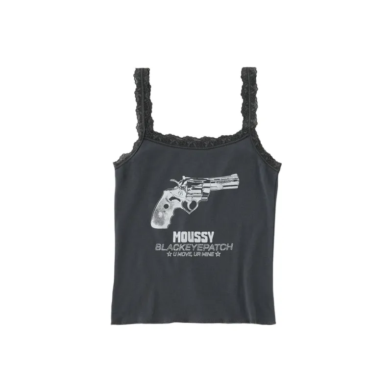 MOUSSY BlackEyePatch Co brand Tank Tops Women's-1