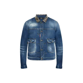 DSQUARED 2 Denim Jacket Men's Blue