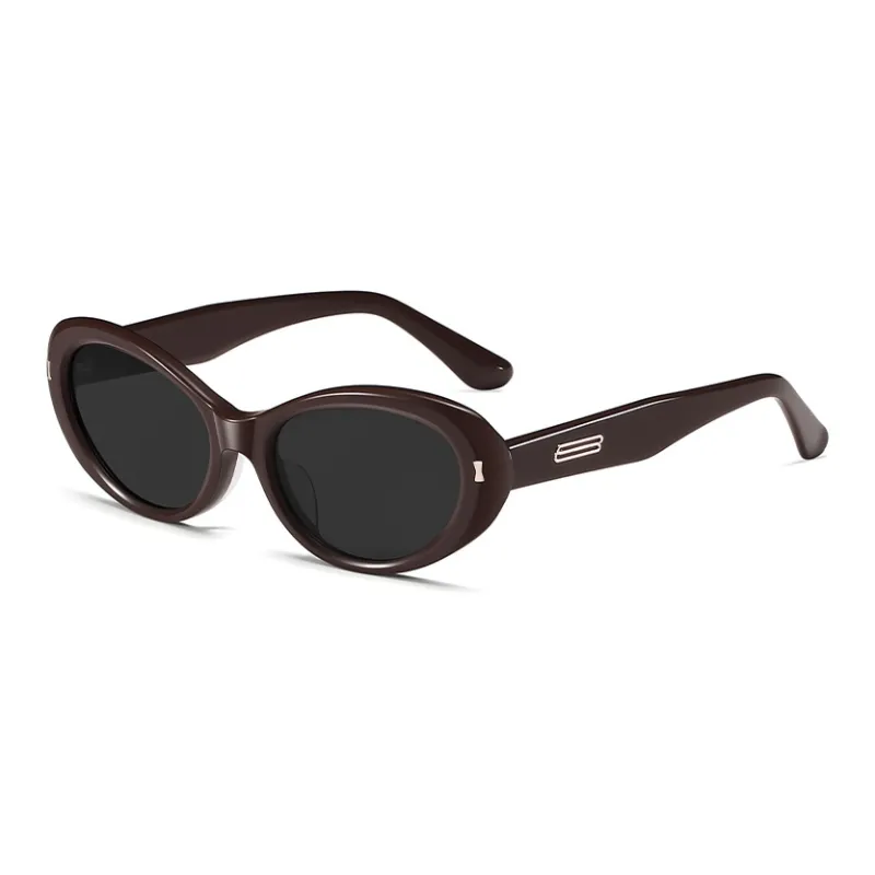 CAPONI Plate Cat Eye Sunglasses Unisex-0