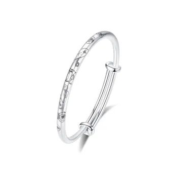 CHAOHONGJI 990 Silver Bangles Kids'