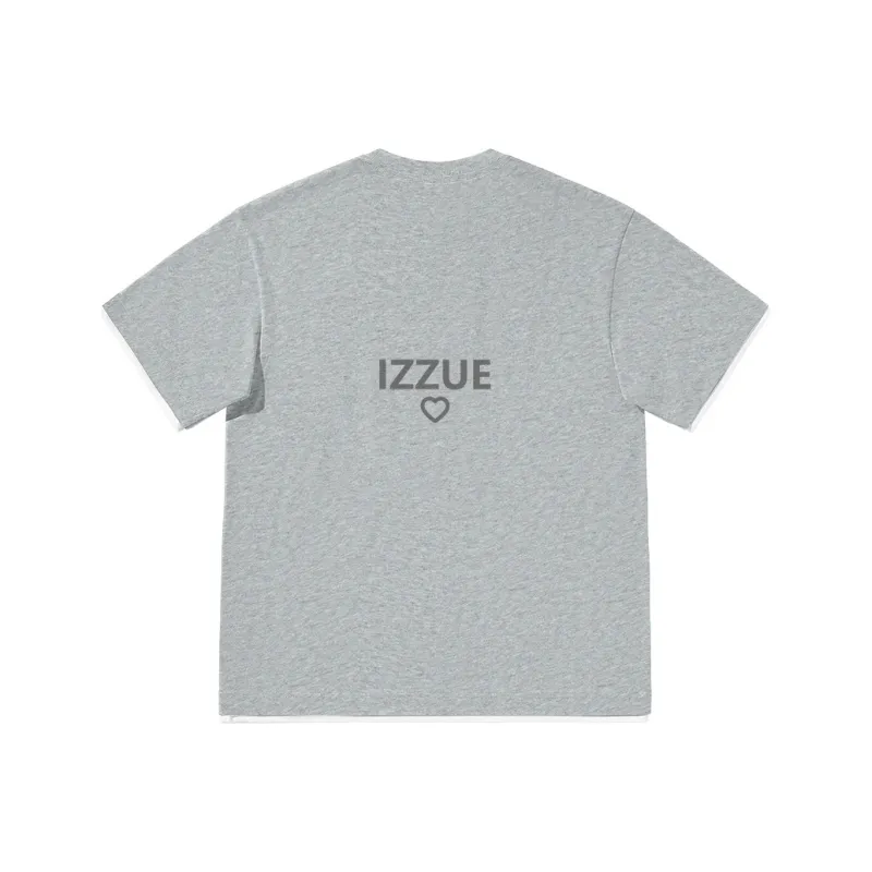 Izzue Short Sleeved T Shirts Unisex-5