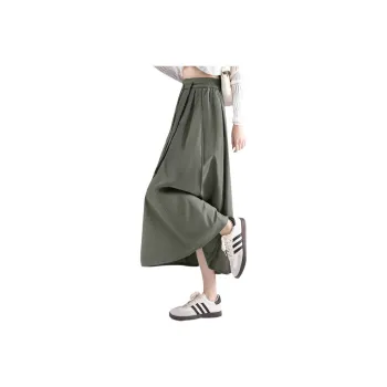 Cypress House Casual Long Skirts Women's Army Green