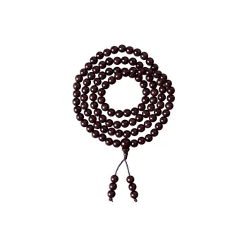 FANGYUANXIAOFU Small Leaf Red Sandalwood Wooden Bracelets Unisex