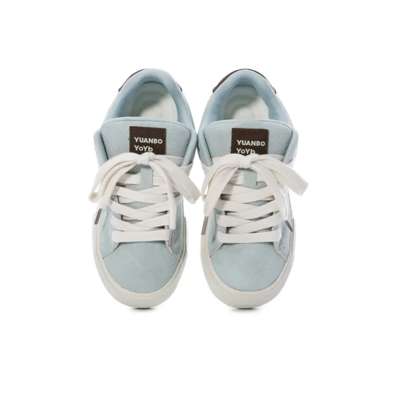 The New Age Family Low Top Skateboard Shoes Women's Lake Blue-2