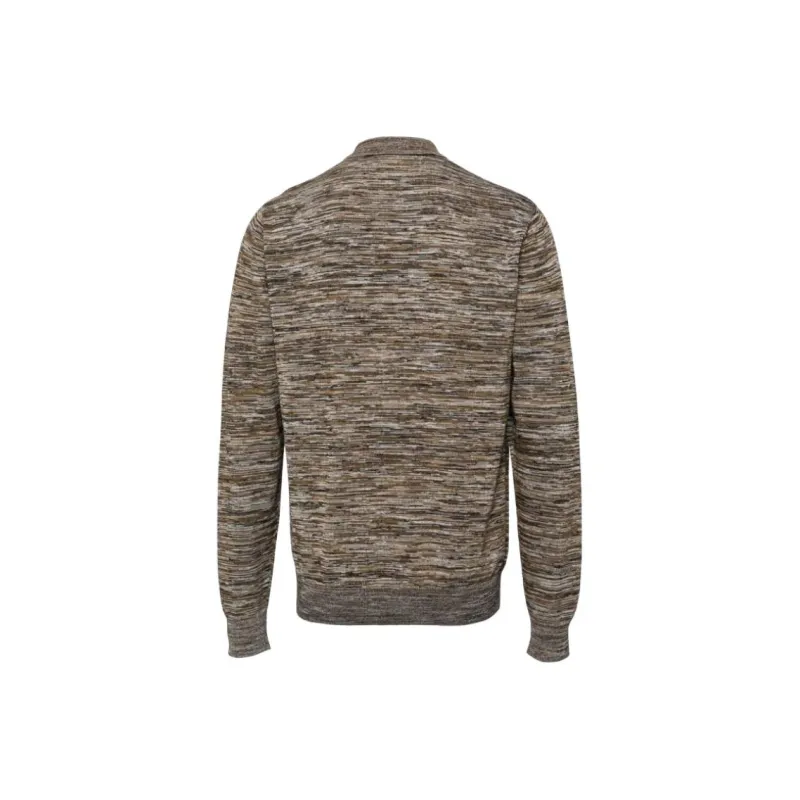 FRED PERRY Space Dye Knitted Shirt-1