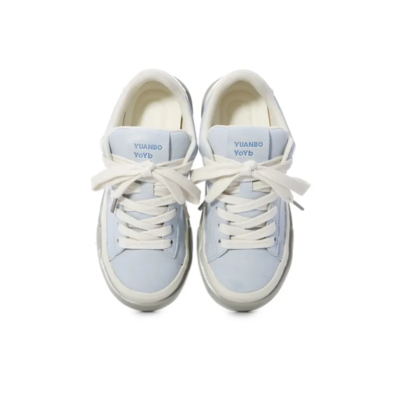 The New Age Family Low Top Skateboard Shoes Women's Light Blue-2