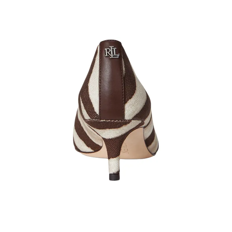 LAUREN RALPH LAUREN Adrienne Slim Heel High Heels 5cm Women's Brown-4
