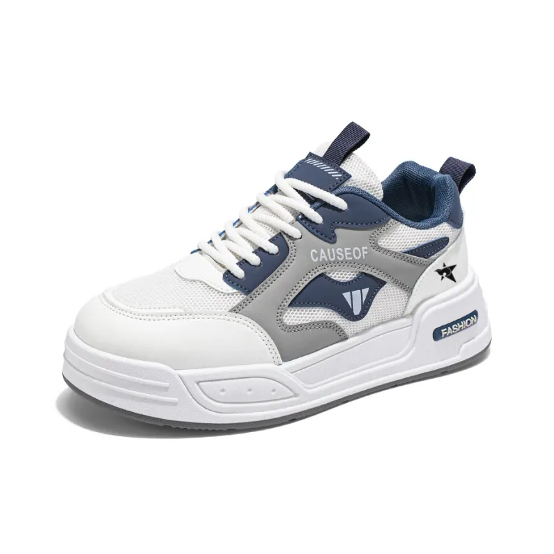 Bookish Star Anti Slip Wear Resistant Low Top Skateboard Shoes Men's-10
