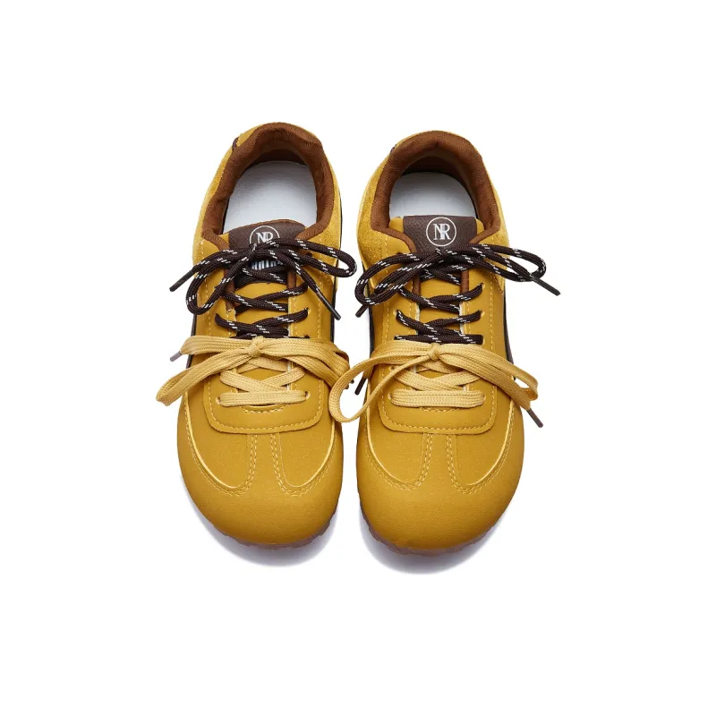 MEXICAN Slip Resistant, Abrasion Resistant, Lightweight, Breathable Low Top Skateboard Shoes Women's Brown-2