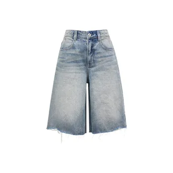 ONLY Denim Shorts Women's J33 350 Washed Denim Blue