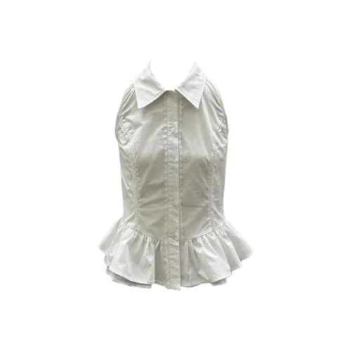 COVER TIME Tank Tops Women's White