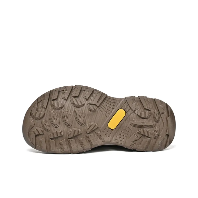 AIPSEN Anti Slip Wear Resistant River Trekking Shoes Men's Brown-4