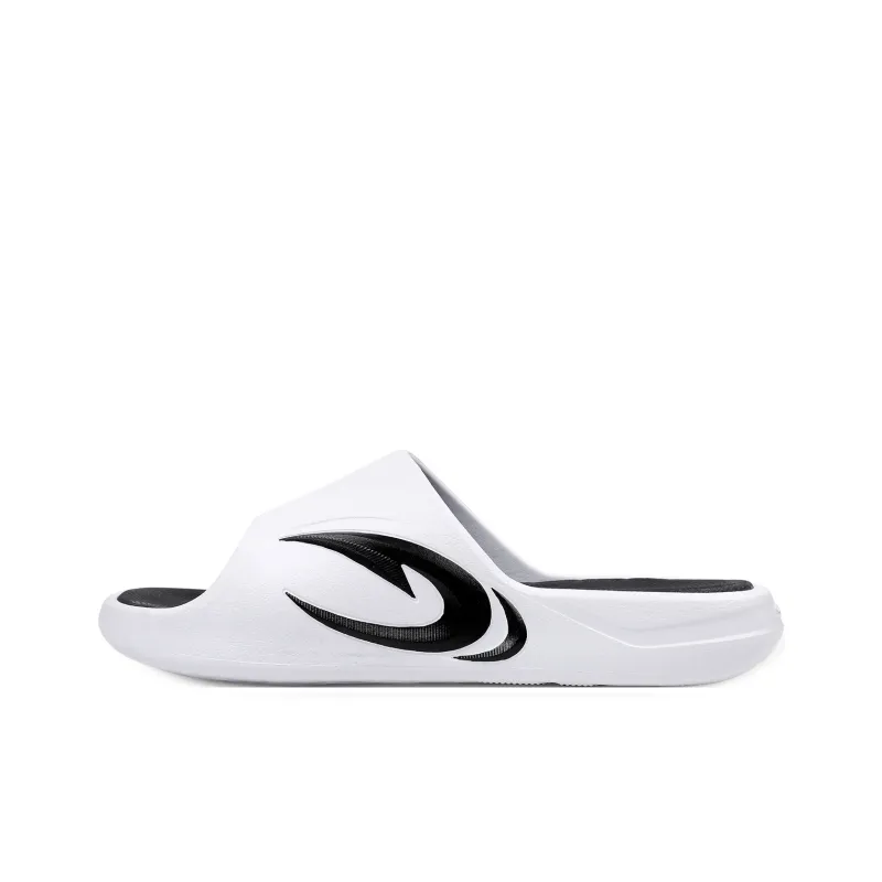 SAIQI Slip Resistant Abrasion Resistant Quick Dry Slide Slippers Unisex Jade White-0