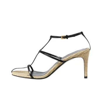 KHAITE Cage Roman Sandals 7.5cm Women's Black
