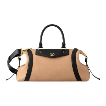 LOUIS VUITTON BIKER Lambskin Shoulder Bag, Crossbody Bag, Handbag Medium Size Women's Arizona Beige