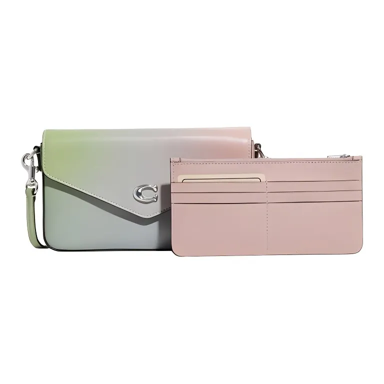 COACH Wyn Leather Envelope Bag, Shoulder Bag, Crossbody Bag Medium Size Women's Gradient-1