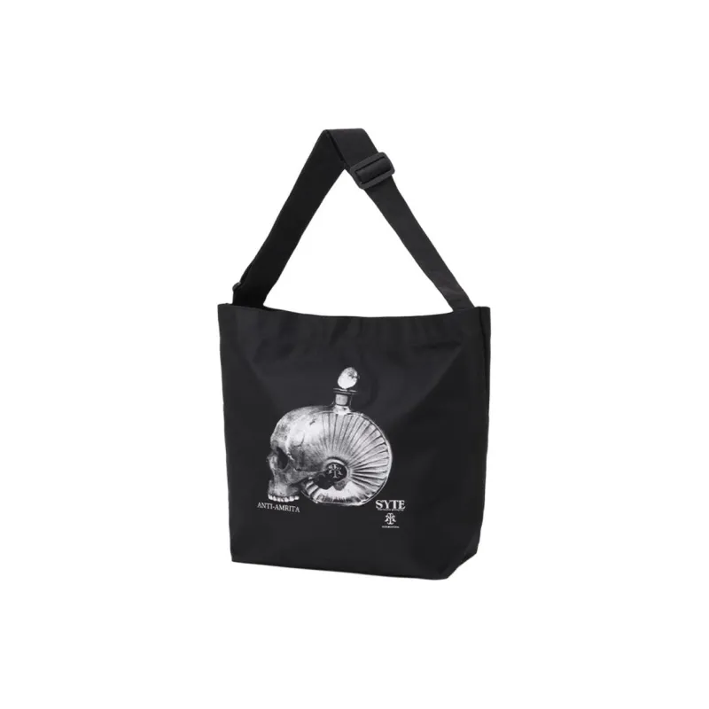 Yohji Yamamoto × KOICHI IYODA Collaboration Polyester Shoulder Bag Unisex Black-1