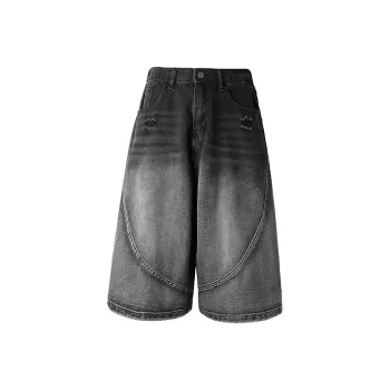 WARRIOR Denim Shorts Unisex