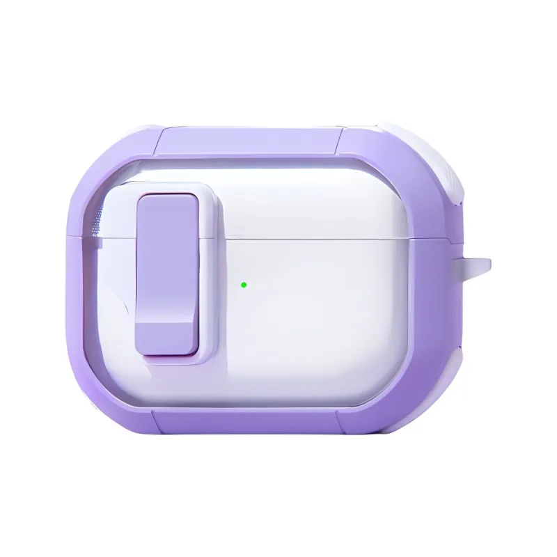 Sopi Compatibility With Apple AirPods 4/2/3, AirPods Pro, And Pro 2 TPU Transparent Snap Lock Closure Headphone Cases-6