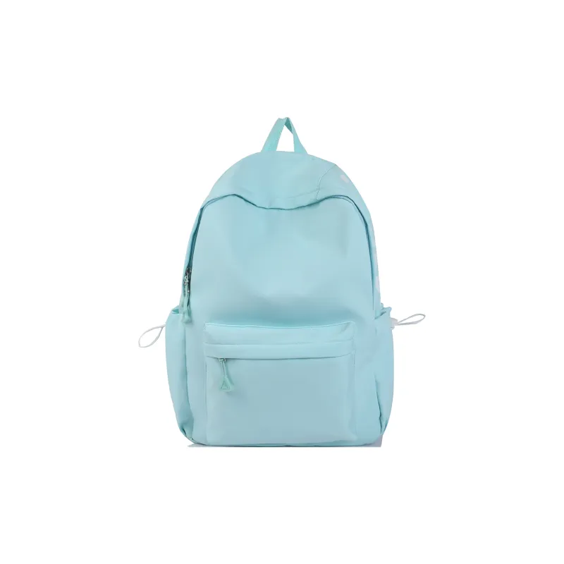 WICKBUEN Nylon Backpack Unisex White/Black/Pink-14