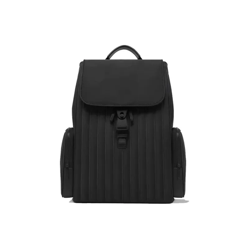 VIHUS Polyurethane Backpack Regular Men's Black-2