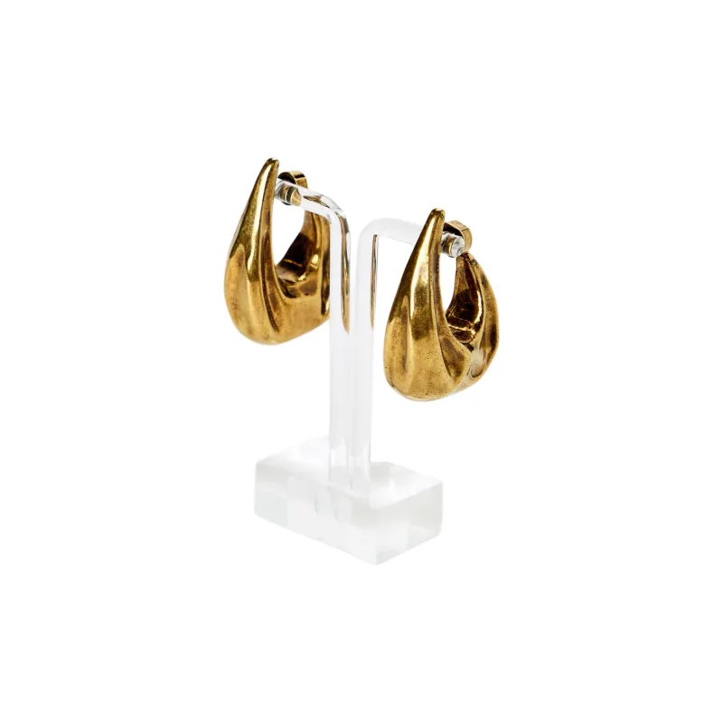 KHAITE Olivia Hoop Medium Earrings-1