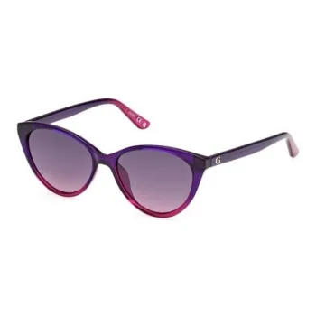 GUESS Plastic Cat Eye Sunglasses Women's Purple