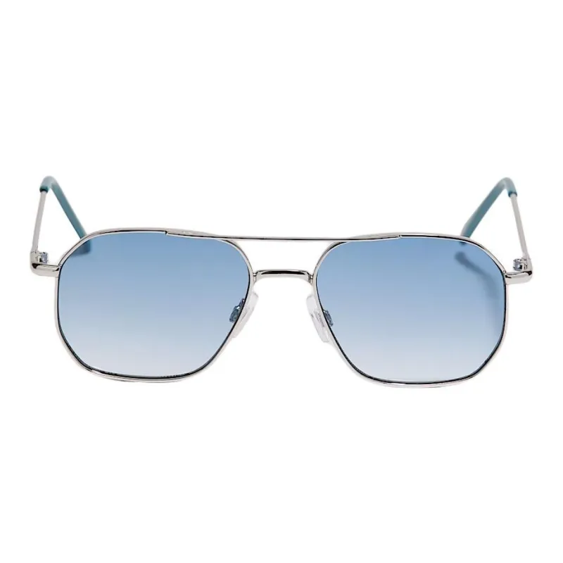 Vans Polycarbonate Copper Nickel Alloy Aviator Sunglasses Unisex Silver-1
