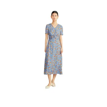 Yiner Short Sleeved Dress Women's