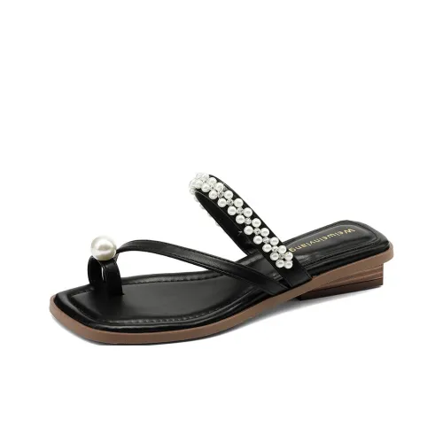 GOSO One Strap Sandals Low Heel Women's