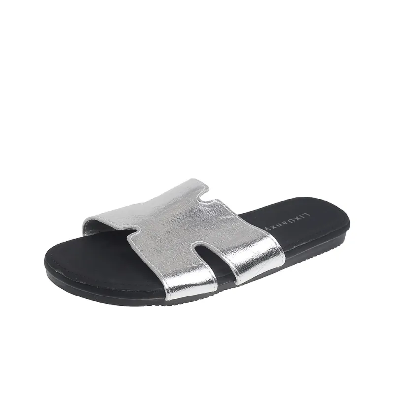 Alxnan Slip Resistant Slide Slippers Women's-17