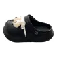 Pure Black[Cord Buckle Strap Eyes]