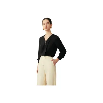 Yiner Shirts Women's Black