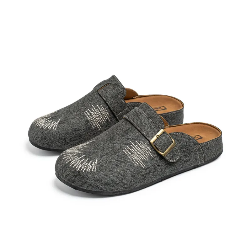 ROBINHOOD Odor Resistant Abrasion Resistant Slip Resistant Antibacterial Closed Toe Slippers Men's-2