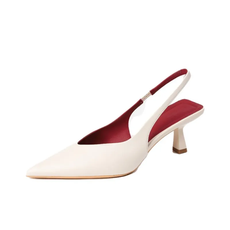 Beijiani High Heels Women's Black, Ecru, Khaki-7