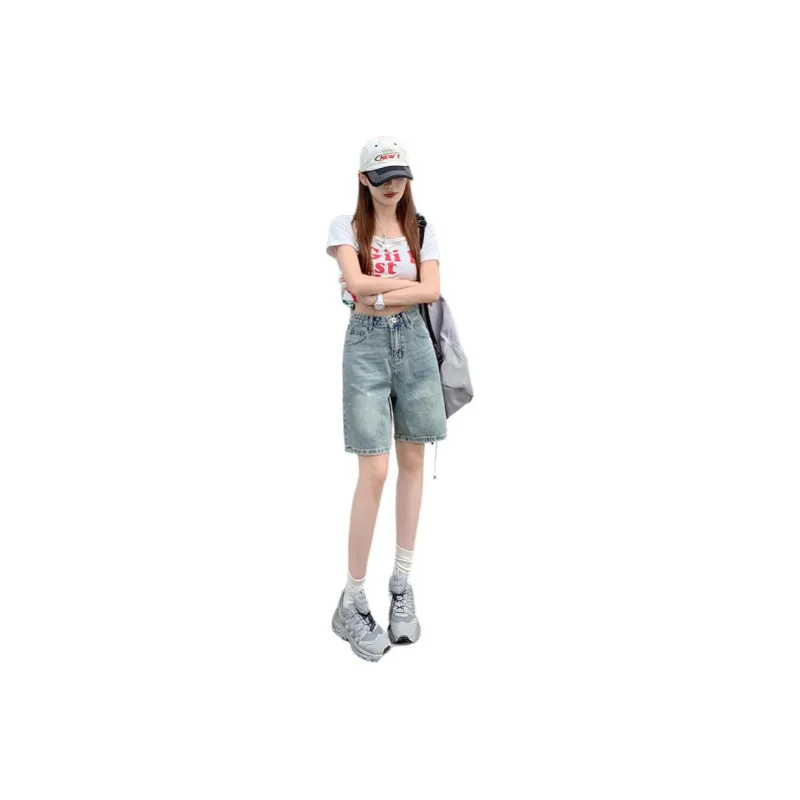 The New Age Family Denim Shorts Women's-5