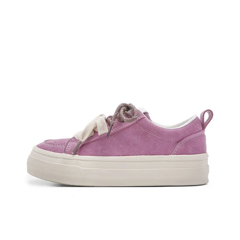 Ordifen Low Top Skateboard Shoes Women's Rose Red-0