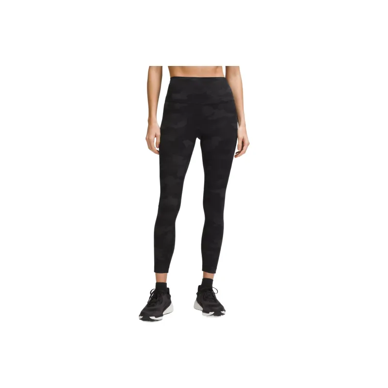 Lululemon Wunder TrainEverlux™ Yoga Pants 25' Women's Camouflage Black Gray-0