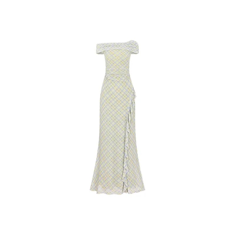 PAZZO Sleeveless Dresses Women's Plaid-0