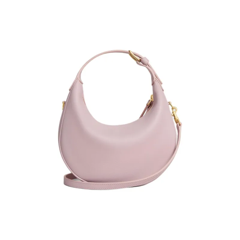 CELINE Calfskin Shoulder Bag, Crossbody Bag, Handbag Women's Pink-2